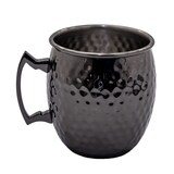 thumbnail of AcMax Moscow Mule Becher Kupferbecher gehämmert Cocktail Tasse mit Hammerschlag Gunmetal black