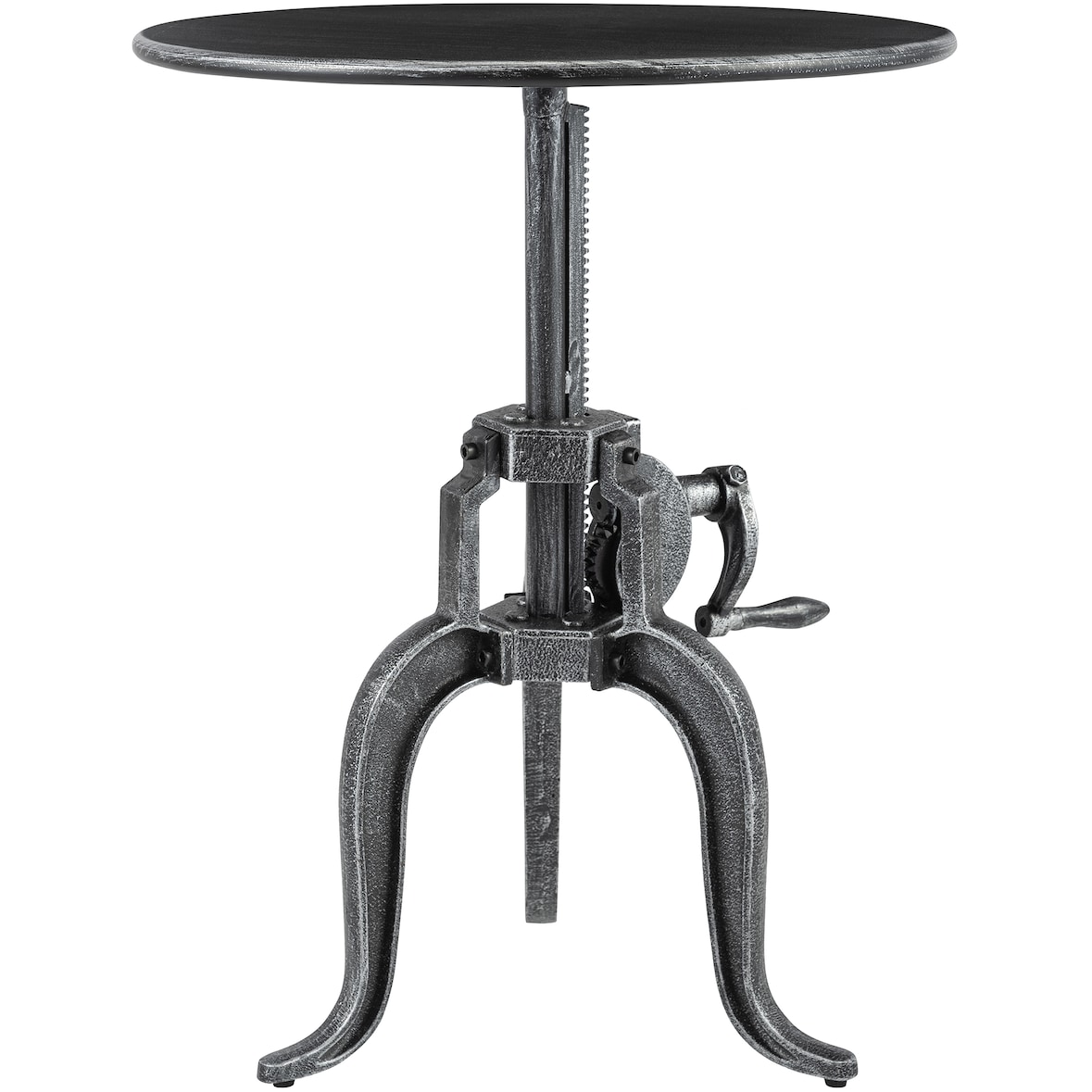 Bijzettafel Marcos 50 cm antiek zilver