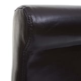 thumbnail of Barkruk HWC-C33, barkruk counter stool, hout ~ bruin, donkere poten, leer
