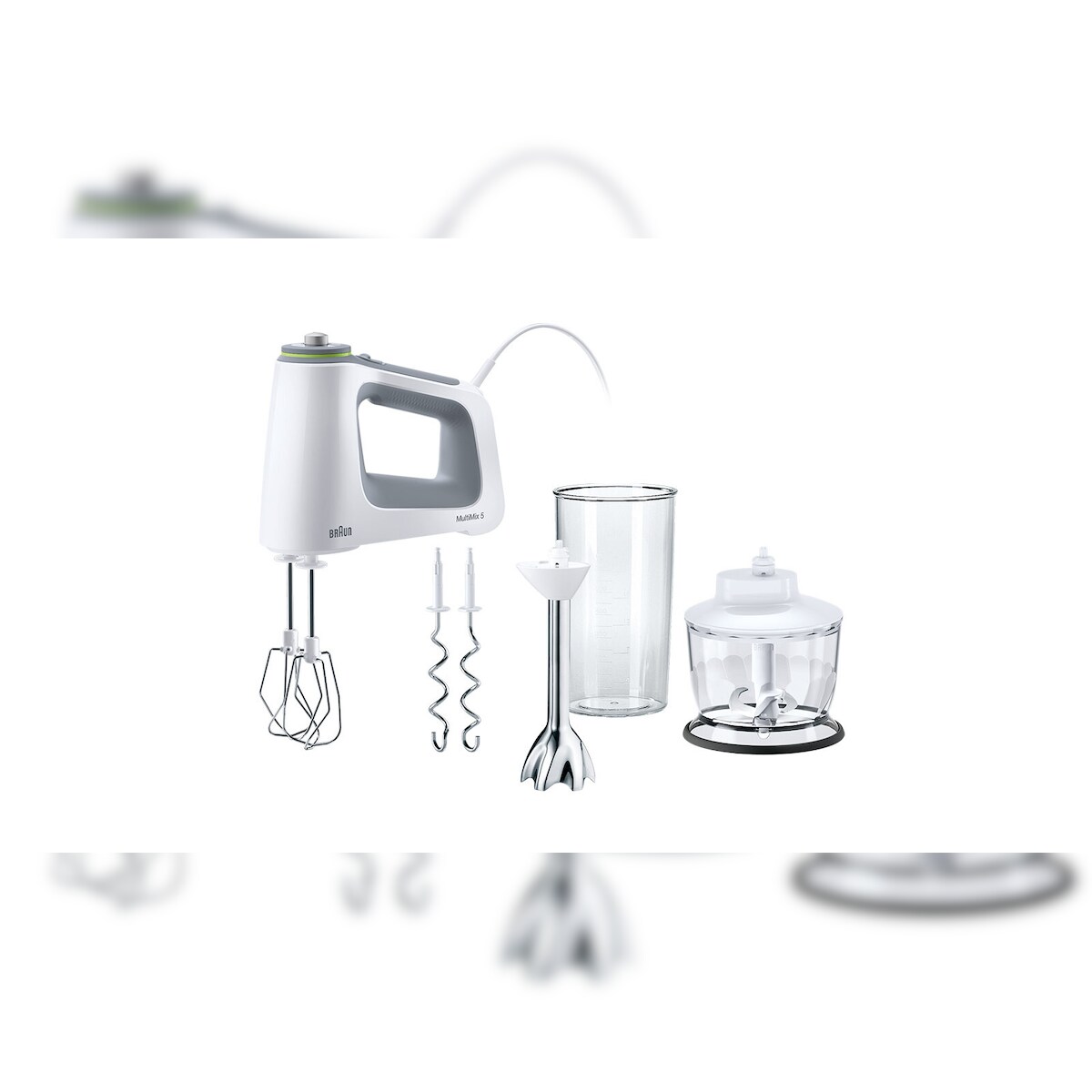 Braun MultiMix 5 HM 5137 Handmixer weiß - white