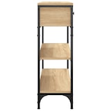 thumbnail of Mesa consola madera de ingeniería roble Sonoma 72,5x25x75 cm