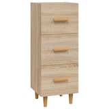 thumbnail of Helloshop26 - Buffet Sideboard Kommode Kleiderschrank Aufbewahrungsmöbel Organizer Küche Wohnzimmer Sonoma-Eiche 34,5 x 34 x 90 cm 02_0031518
