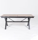 thumbnail of Mesa de exterior, Extensible 180 a 240 cm, Aluminio y HPL, Color Antracita, 180/240x89x75 cm