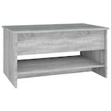 thumbnail of vidaXL Salontafel 80x50x40 cm bewerkt hout grijs sonoma eiken