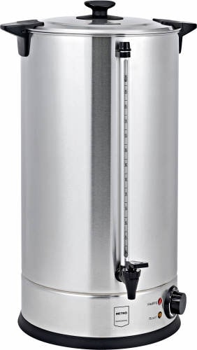 METRO Professional Wasserkocher / Glühweinspender GWB1030, Edelstahl, 30 L, 2600 W, 200 Tassen, mit Wasserstandsanzeige, silber