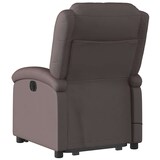 thumbnail of vidaXL Massagesessel mit Aufstehhilfe Elektrisch Dunkelbraun Echtleder