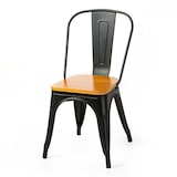 thumbnail of Silla Industrial de Acero con asiento de madera Tolix 850 x 450 x 450 mm | Gasfrit
