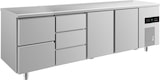 thumbnail of Gastro Kühltisch 2 Türen 5 Schubladen Umluftkühlung 2330x700x850mm -2/+8°C