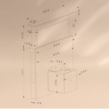 thumbnail of Klarstein Royal Flush Eco Dunstabzugshaube 90 cm 714 m³/h A+ Schwarz