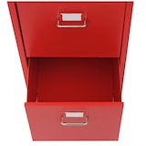 thumbnail of Décoshop26 - Caisson à tiroirs sur roulettes rangement bureau 8 tiroirs 110x28x41cm en acier rouge 04_0004356