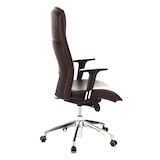 thumbnail of Bürostuhl / Chefsessel MURANO 20 Leder dunkelbraun hjh OFFICE