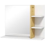 thumbnail of HOMCOM Specchio Bagno Moderno in Legno 4 Ripiani 45x15x58.5cm Bianco