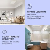 thumbnail of Wondersky Decken-Infrarotheizstrahler 700W 60 x 6 x 120 cm (BxHxT)  IP44 Weiß