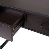 thumbnail of Décoshop26 - Bureau d'ordinateur avec tiroirs et compartiment de rangement design industriel 76x120x70cm brun foncé 04_0001449