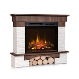 thumbnail of PORTO - Vrijstaande elektrische LED haard - Eik - 28" - 114 x 98 x 32