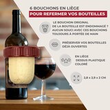 thumbnail of Lot de 6 bouchons de liège Fackelmann Bar Concept