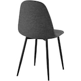 thumbnail of Set di 4 sedie da pranzo Napier nero/Tessuto