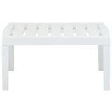 thumbnail of vidaXL Gartentisch Weiß 78×55×38 cm Kunststoff