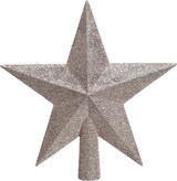 thumbnail of Christbaumspitze Stern Glitzer Weihnachtsbaumspitze Tannenbaumspitze hellrosa