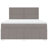 thumbnail of vidaXL Boxspringbett mit Matratze Taupe 180x200 cm Stoff