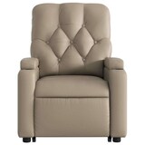 thumbnail of vidaXL Massagesessel mit Aufstehhilfe Elektrisch Cappuccino Kunstleder