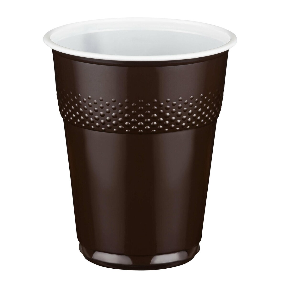 300x Automatenbecher braun-weiß 150 ml O 70 mm PS