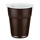 thumbnail of 300x Automatenbecher braun-weiß 150 ml O 70 mm PS