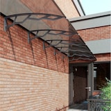 thumbnail of Auvent de Porte d'Entrée et fenêtre 100 x 100 cm - Polycarbonate Anti UV Marquise Extérieure Bras Polypropylène Art Plast