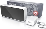 thumbnail of BEARWARE digitaler Wecker mit Netzteil und extra großem 2200 mAh Akku - Musikwecker Reisewecker - 13 Songs und Klingeltöne - Temperaturanzeige