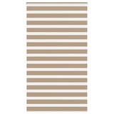 thumbnail of vidaXL Doppelrollo Sandbraun 130x230 cm Stoffbreite 125,9 cm Polyester