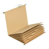 thumbnail of Falken 15046560 Projekt- und Personalmappen UniReg, 230g/m2-Manilakarton, seitlich offen, mit 6 Trennblättern - Braun