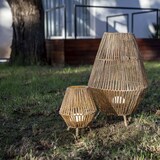 thumbnail of Lampe de jardin en jute Sisine 70 cm Batterie rechargeable Newgarden