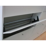 thumbnail of Escape Schuhschrank mit 4 Klappen Breite 75 cm, Höhe 148 cm weiss.