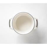 thumbnail of LODGE | Cocotte en Fonte Émaillée 4,2L | Fabriquée aux USA | Compatible tous feux dont four et induction | Blanc