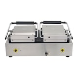 thumbnail of Parilla de contacto doble, ranurada, acero inoxidable, 21 x 54 x 32 cm, con temporizador, temp. hasta 300°C, 2.9 kW, Buffalo FC383