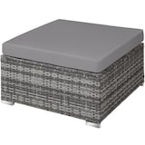 thumbnail of tectake Rattan Lounge Milano - Polyrattan Sitzgruppe mit Sitzpolster - Rattan Gartenmöbel Grau