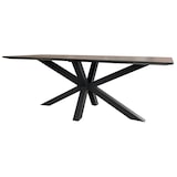 thumbnail of Tisch Almeria - 200 x 90 cm - gesinterter Stein hellgrau - Gestell Kreuz-Form