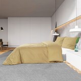 thumbnail of vidaXL Dekbedovertrekset lichtgewicht 140x200 cm microvezel taupe