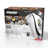 thumbnail of Mesko MS 4227b Handmixer 550 Watt Rührbesen Knethaken weiß/schwarz