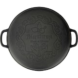 thumbnail of Grelha redonda de ferro fundido - ø 40 x 4 cm - Acessórios para churrasco - Placa para grelhar - Preto fosco