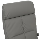 thumbnail of Relaxsessel HWC-L11, TV-Sessel Liegesessel, Liegefunktion drehbar, elektrisch verstellbar Voll-Leder ~ grau