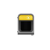 thumbnail of Rubbermaid Recyclingstation 2154766 57l Behältereinheit Kunststoff ge