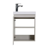 thumbnail of Meuble lave-mains LISA Gris sable