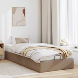 thumbnail of vidaXL Ottoman-Bett ohne Matratze Cappucino 100x200cm Kunstleder