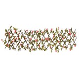 thumbnail of Enrejado valla expansible de hiedra artificial rosa 180x20 cm