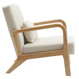 thumbnail of Fauteuil Hibbing stof creme