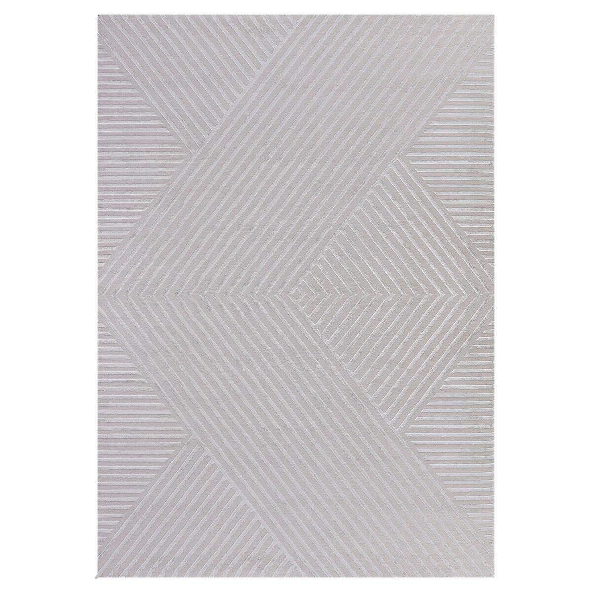 Carpetsale24, Kurzflor Teppich Wohnzimmer 160 x 230 cm, Grau Einfarbig Skandi-Boho Deko, 3D-Effekt, Extra Weich für Flur, Schlafzimmer und Küche