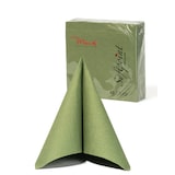thumbnail of Softpoint Serviette in Oliv, 1/4-Falz, 40 x 40 cm, 50 Stück - Mank