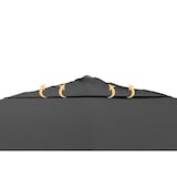 thumbnail of METRO PROFESSIONAL Ombrellone da terrazza, alluminio / poliestere, Ø 4 x 4 m, apertura a manovella, idrorepellente, protezione UV, grigio