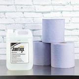 thumbnail of Essuie Mains Bleu 2 Plis à Dévidage Central Contact Aimentaire   Lot de 6